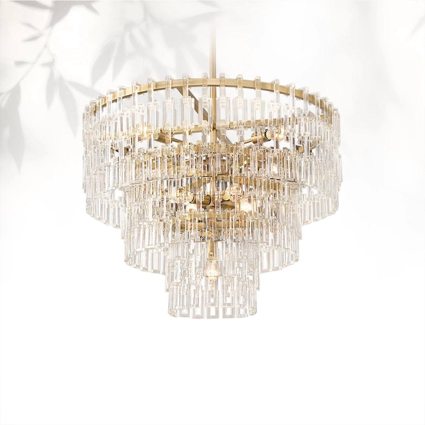 Marigan Modern Tiered Round Crystal Chandelier 36'', 48", 60"