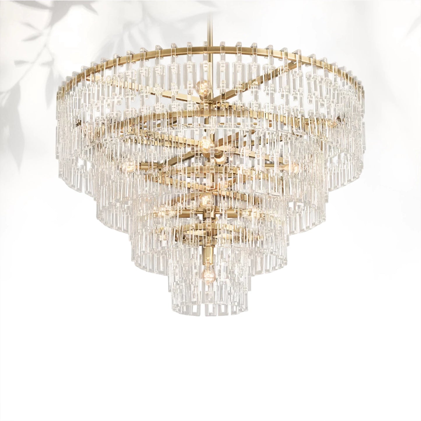 Marigan Modern Tiered Round Crystal Chandelier 36'', 48", 60"