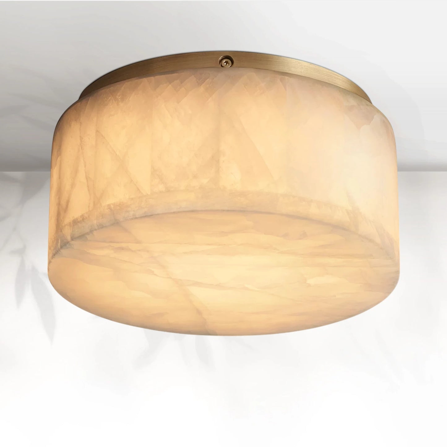 Rivaga Calcite Round Flushmount 6"10"14"
