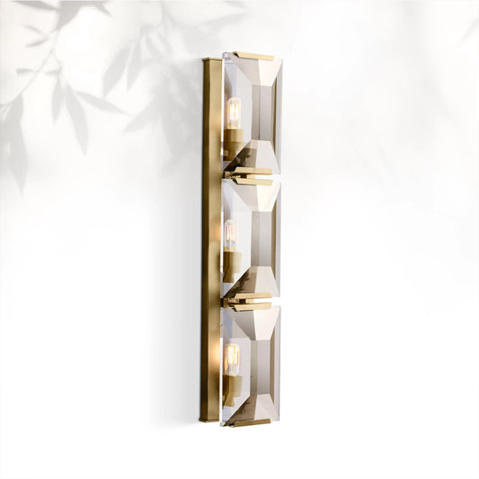 Harlows Crystal Triple Wall Lamp