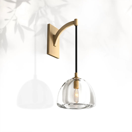 Hemispheae Modern Glass Wall Sconce