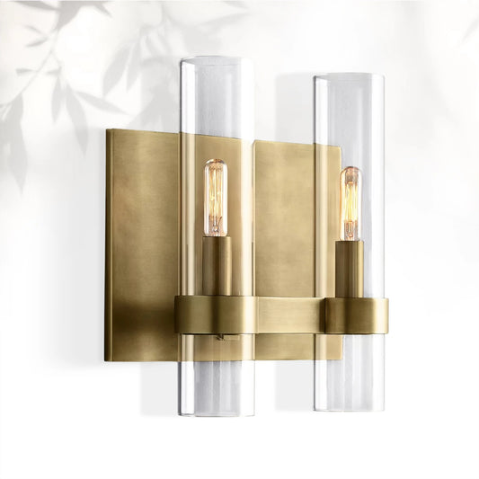 Lavelle Glass Double Wall Sconce