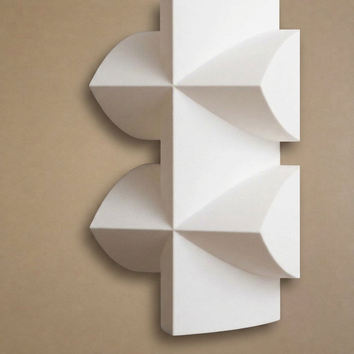 Naala Wall Lamp, 3.7~5.5-Inch x H 7.5~10.6-Inch, Gold & White for Living Room
