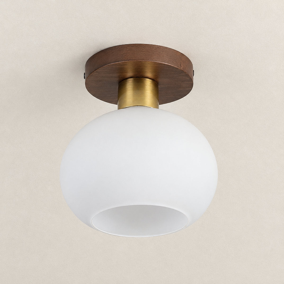Tricolordeer Artisan Opal Glass Ceiling Lamp