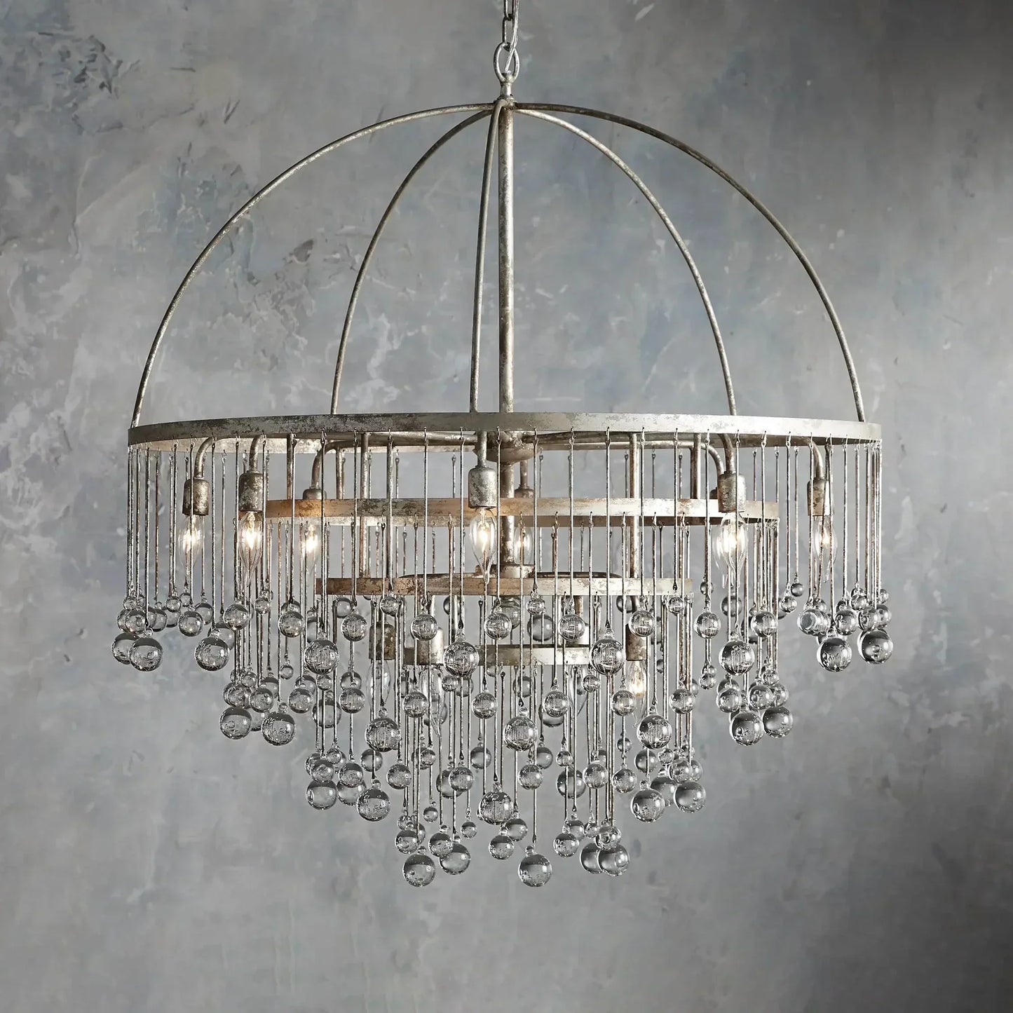 Aubrey Round Chandelier 4 Tier