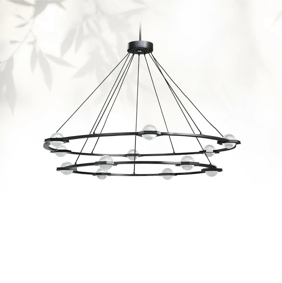 Eclatamt Two-Tier Round Chandelier