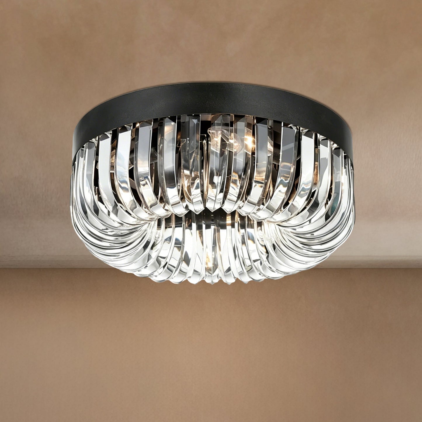 Alice 5 Light Round Flushmount 15"