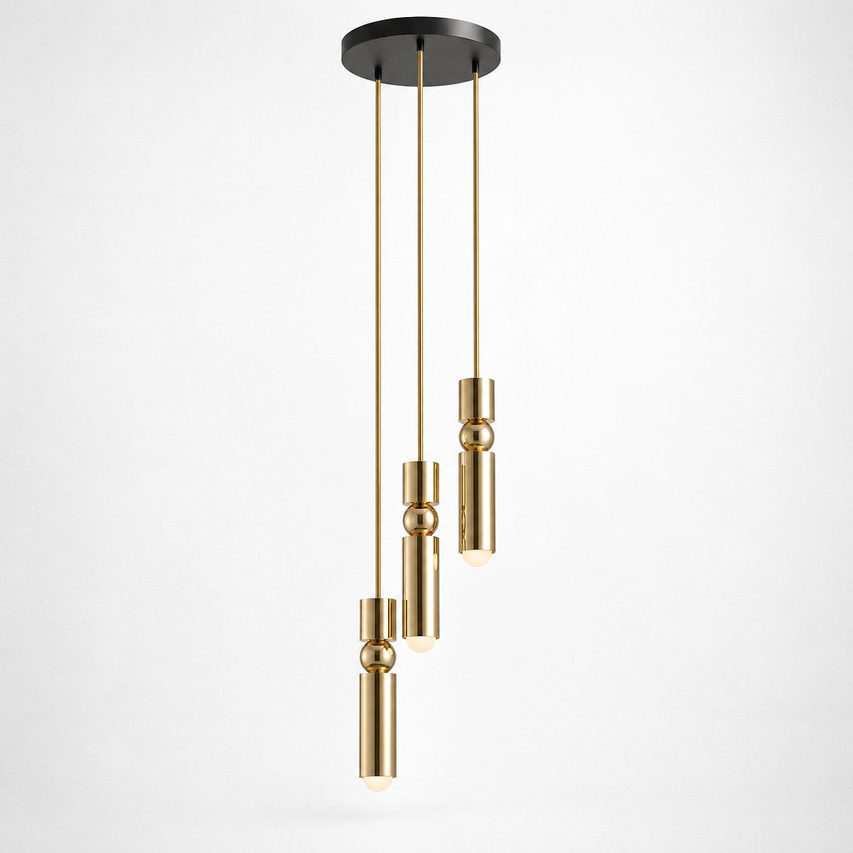 Geometric Cylinder Cluster Pendant Light
