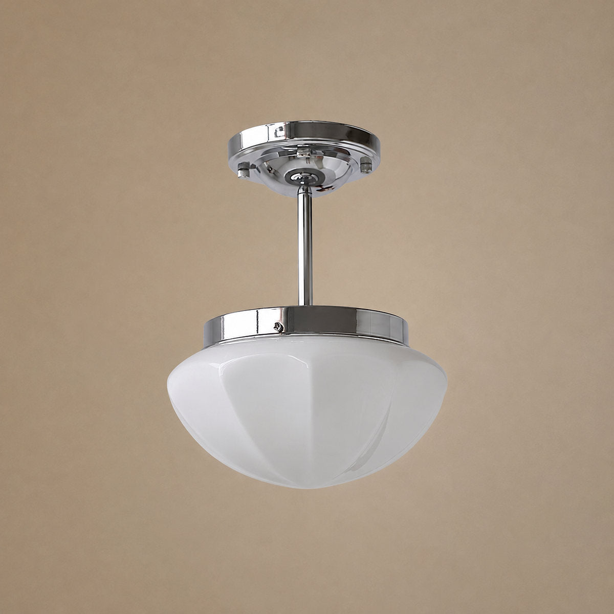 Tricolordeer Art Deco Glass Ceiling Lamp