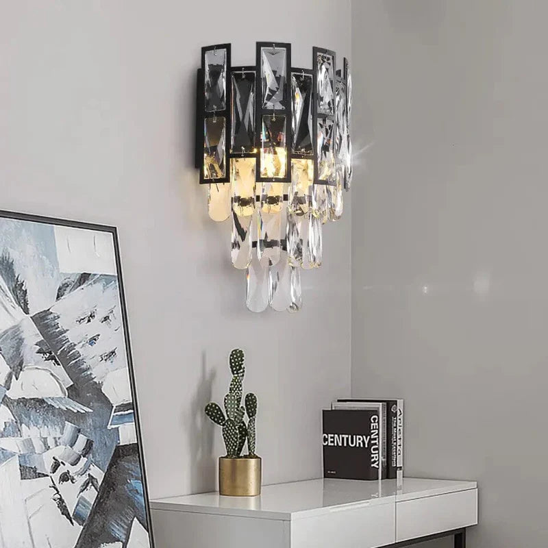 Mini Crystal Wall Sconce
