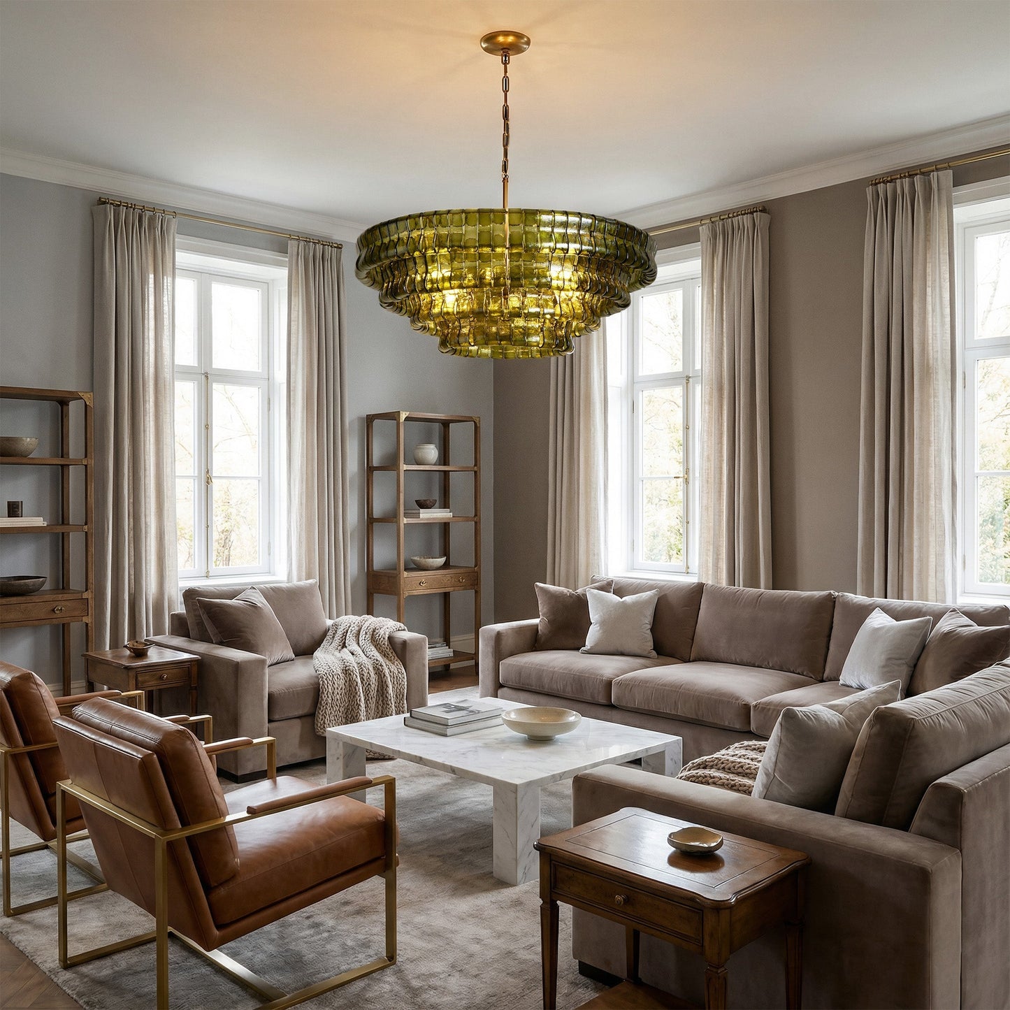 Ghiaccio Round Chandelier