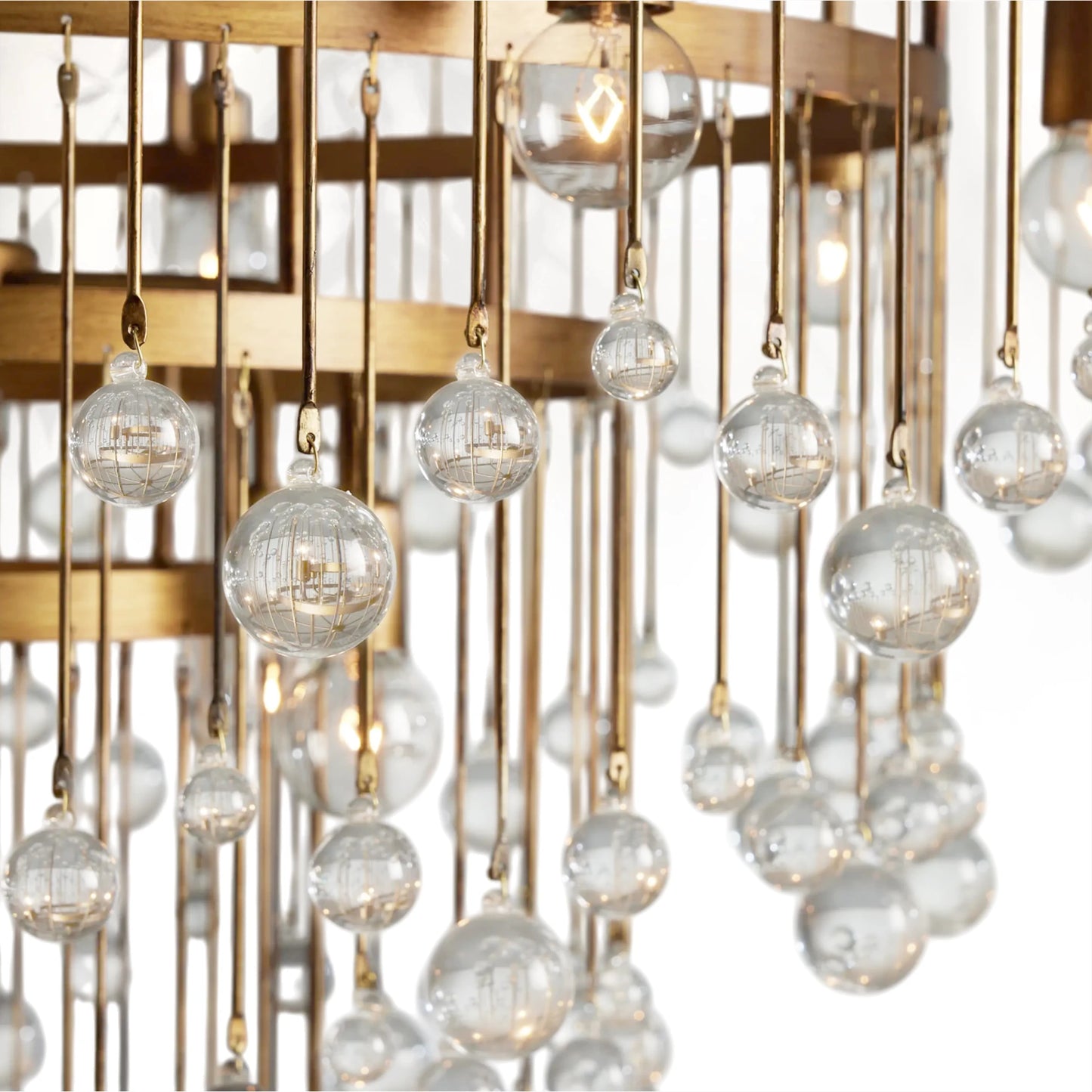 Aubray Modern Crystal Ball Chandelier