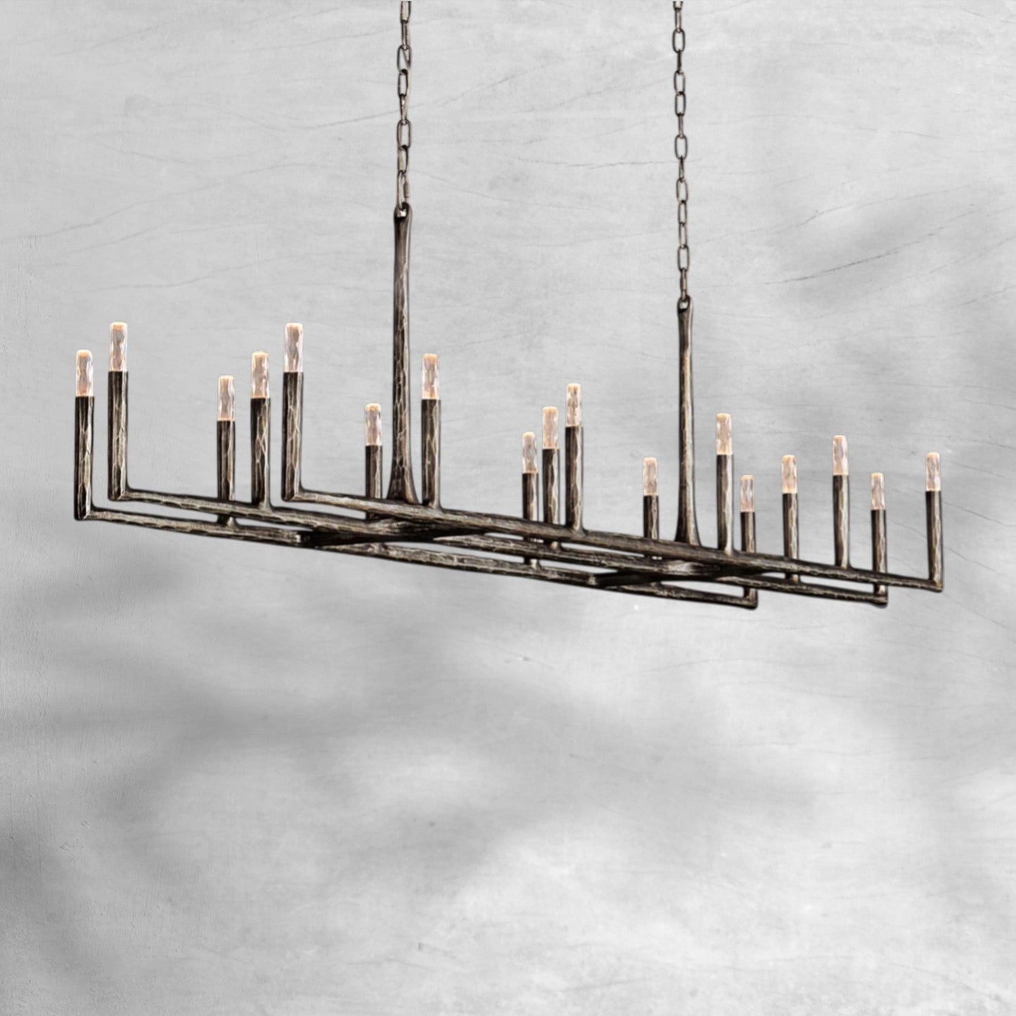 Thalen Forged Linear Chandelier