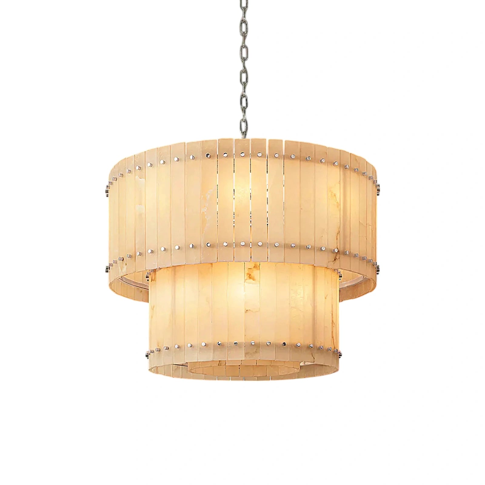 Sant Marco Alabaster Round Tiered Chandelier