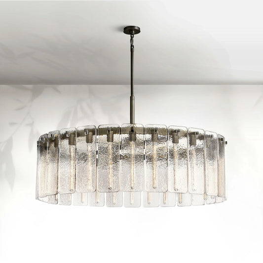 Calamete Glass Round Chandelier