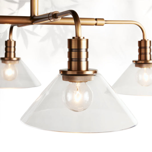 Theron Glass Round Chandelier