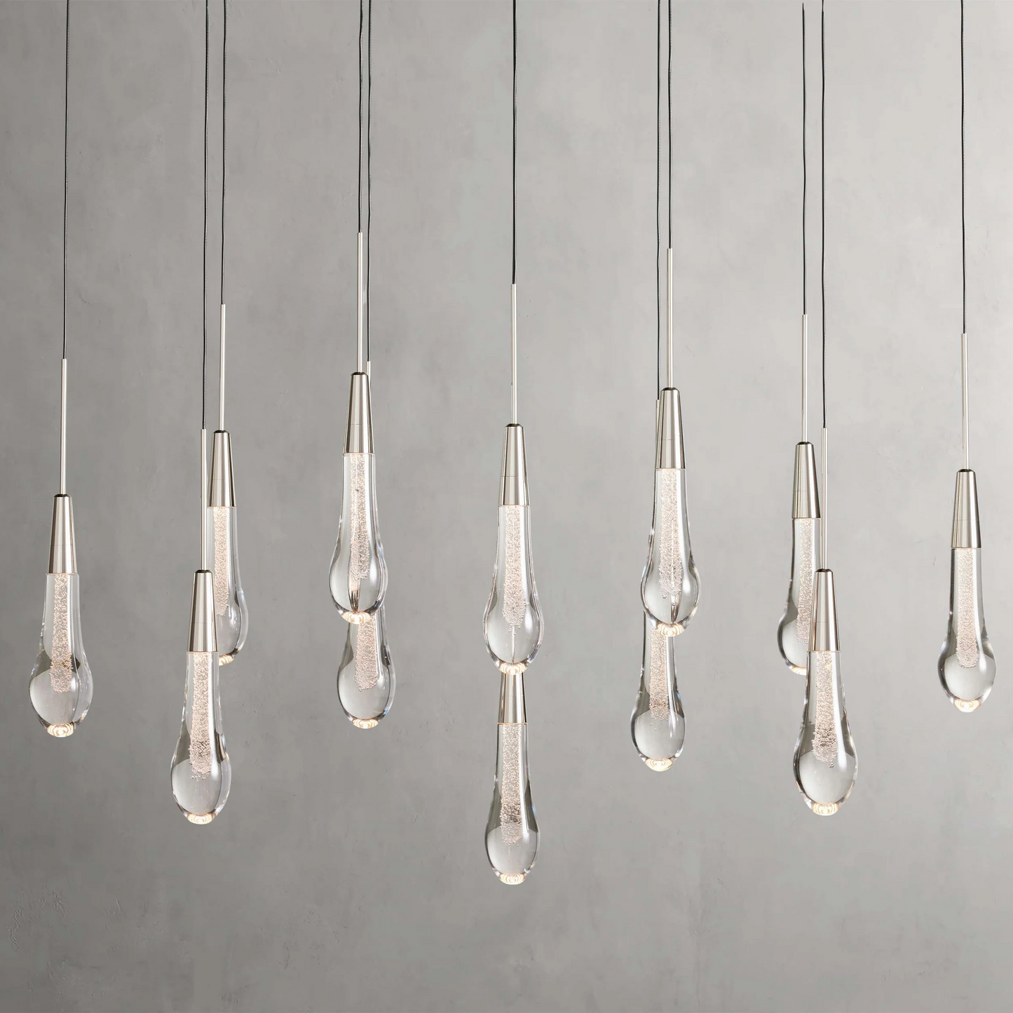 Soltaire Raindrop Linear Chandelier