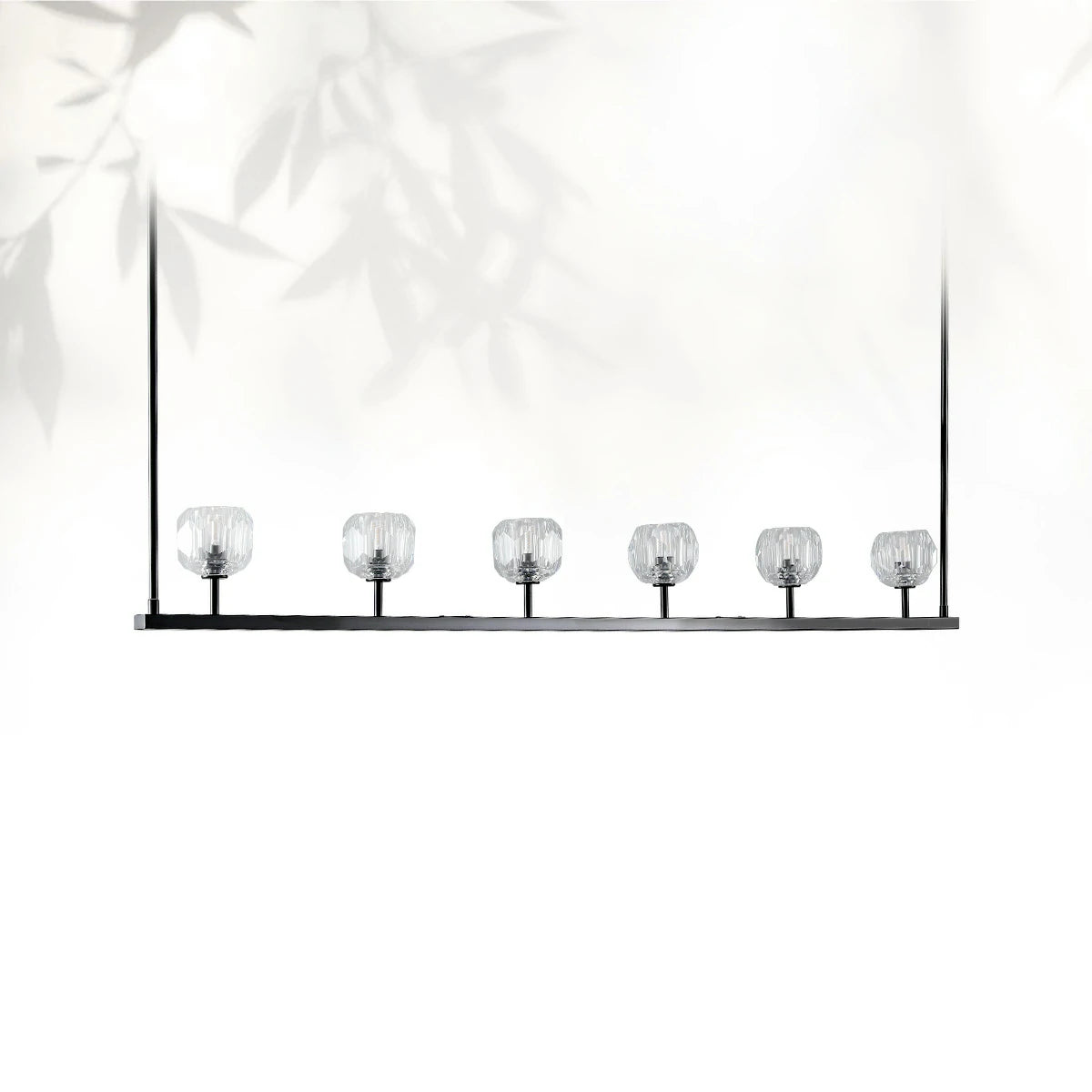 Boule Do Cristal Glass Linear Chandelier