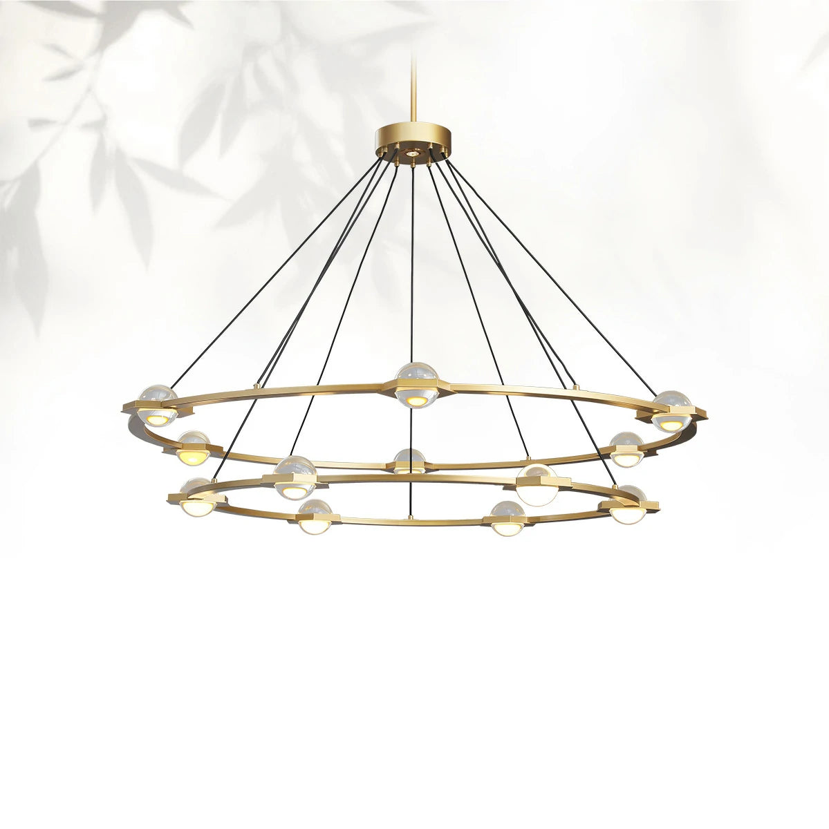 Eclatamt Two-Tier Round Chandelier