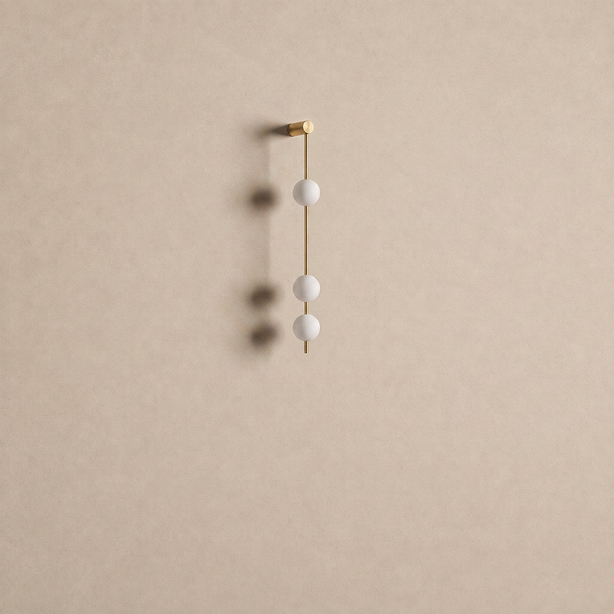 Vertical Balls Wall Lamp, 4.7-Inch x H 40.6~72.8-Inch, Triac Warm Dimming for Living Room & Dining Room