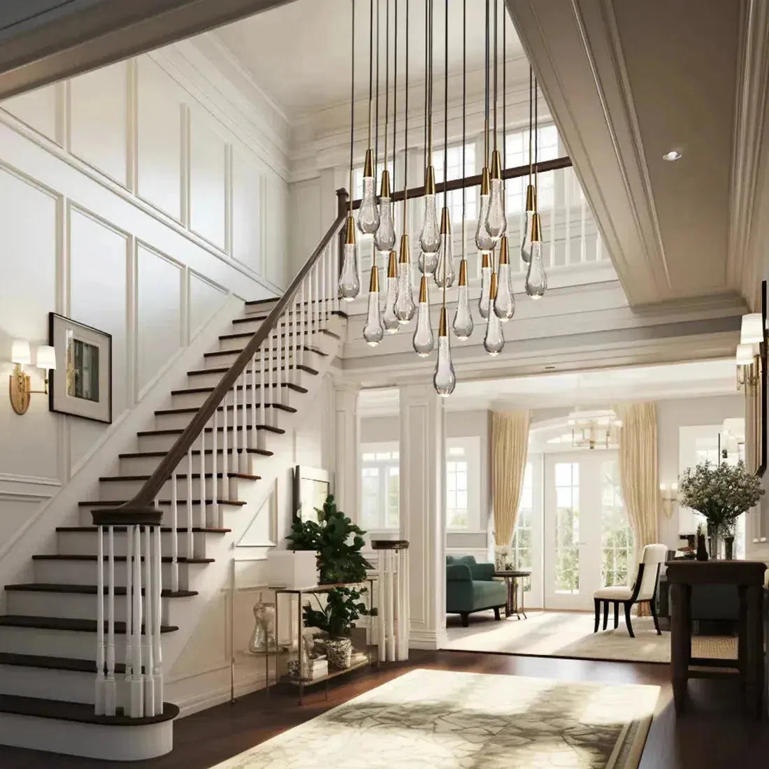 Soltaire Round Chandelier 17" 24" 36�� 48''58��