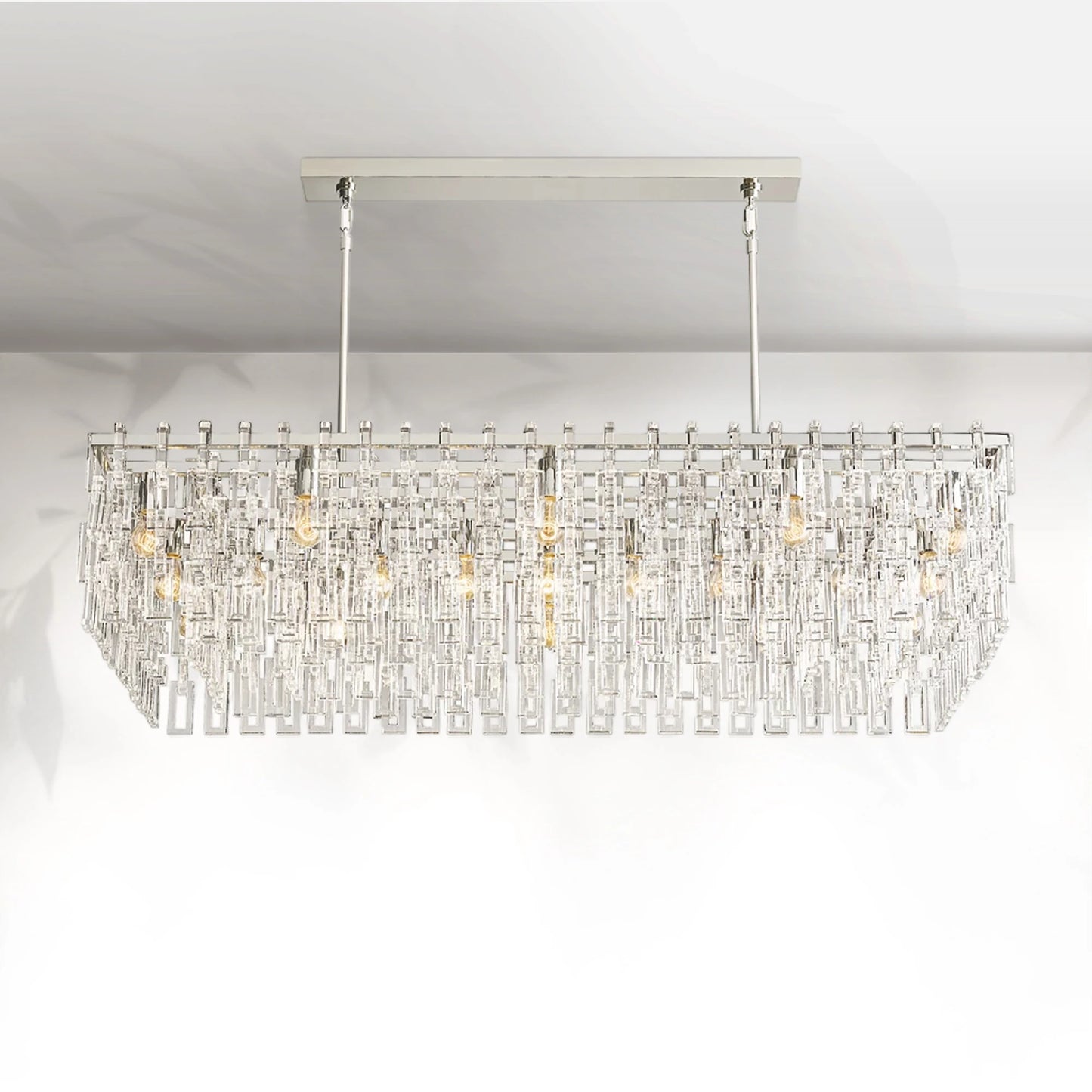 Marigan Crystal Rectangle Chandelier 60"