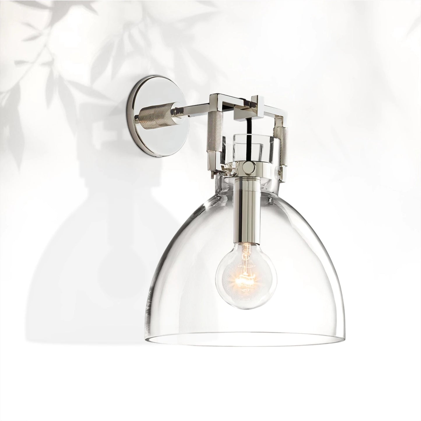 Machine Glass Wall Sconce