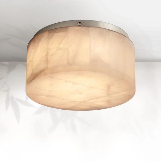 Rivaga Calcite Round Flushmount 6"10"14"