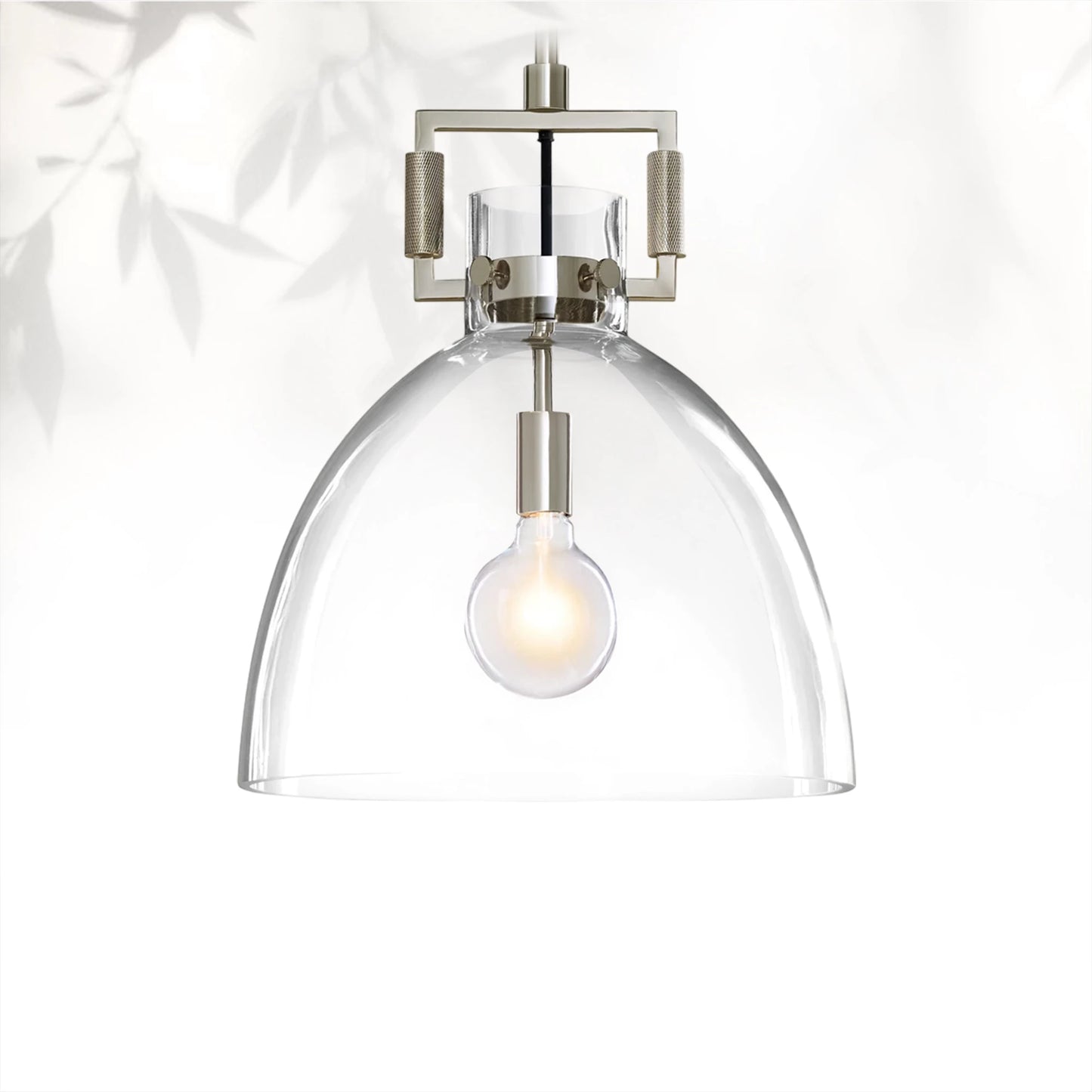 Machine Glass Cloche Pendant 10" 14" 18"