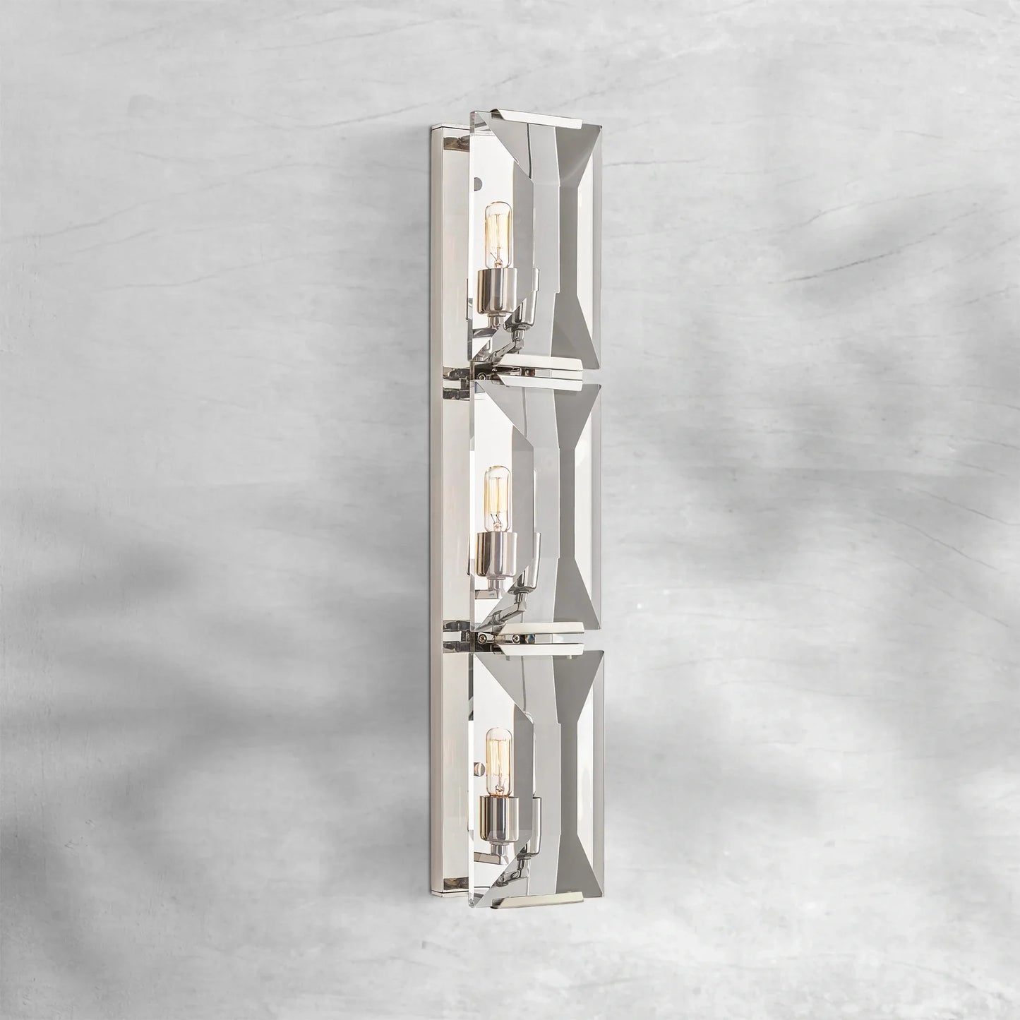 Harlew Crystal Triple Wall Lamp