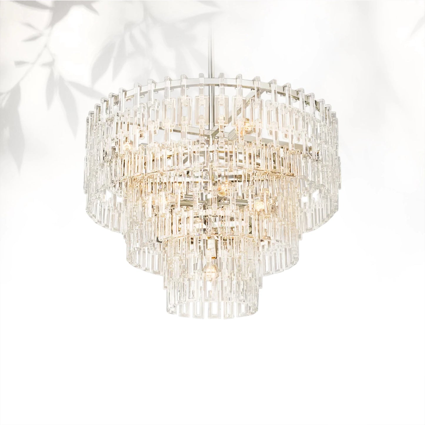 Marigan Modern Tiered Round Crystal Chandelier 36'', 48", 60"