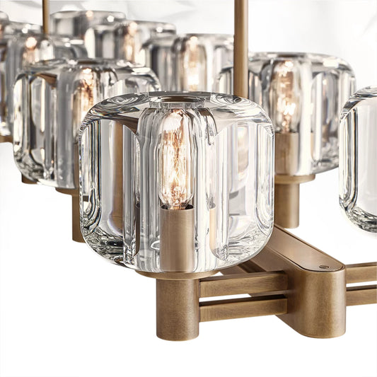 Demaket Double Linear Chandelier