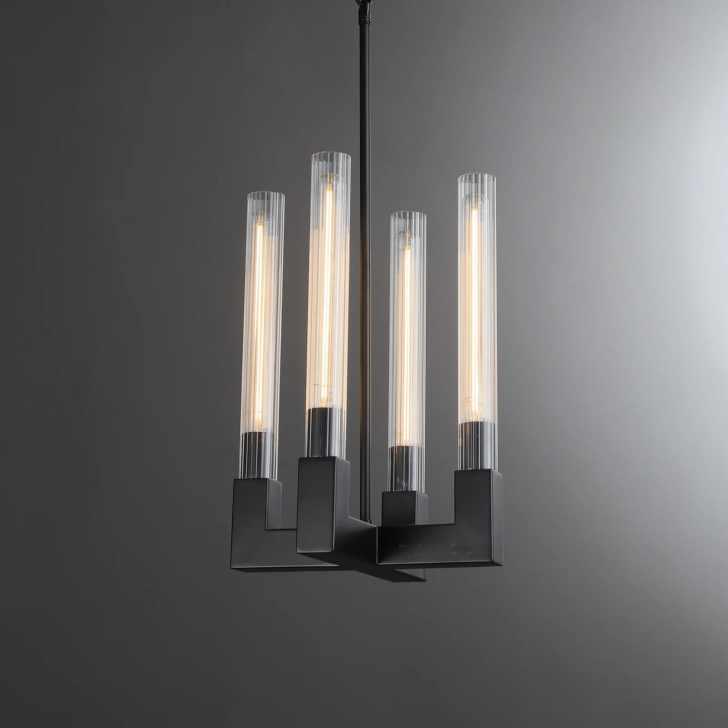 Cannel Glass Round Chandelier