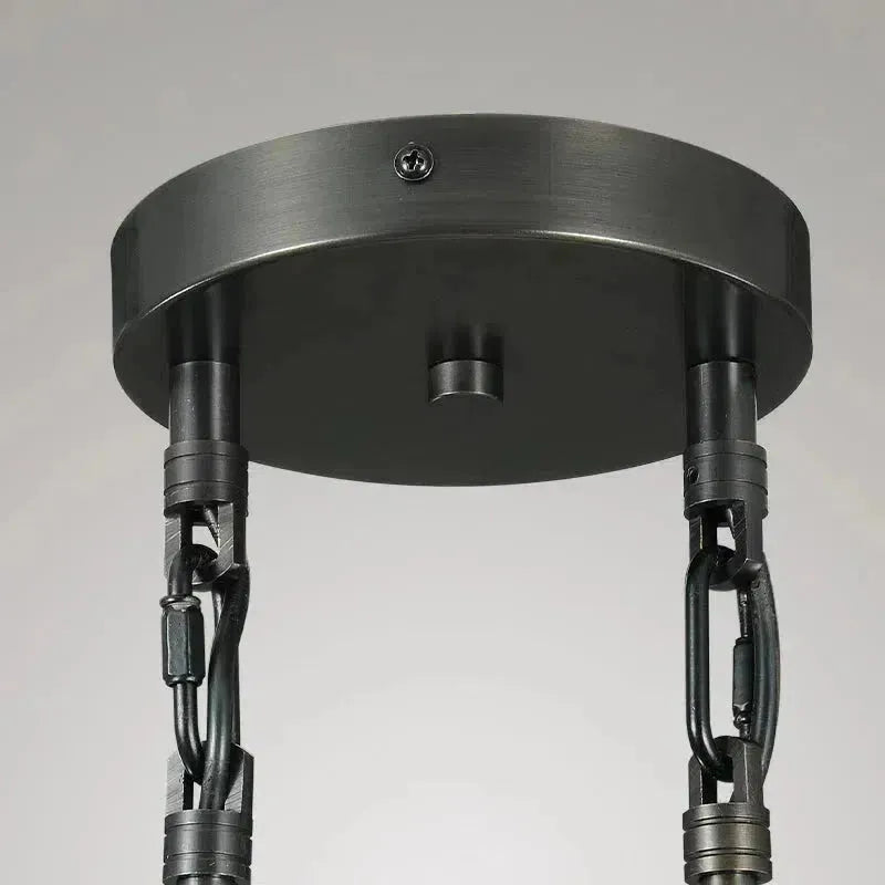 Soltaire Raindrop Round Chandelier 2-Light 5"