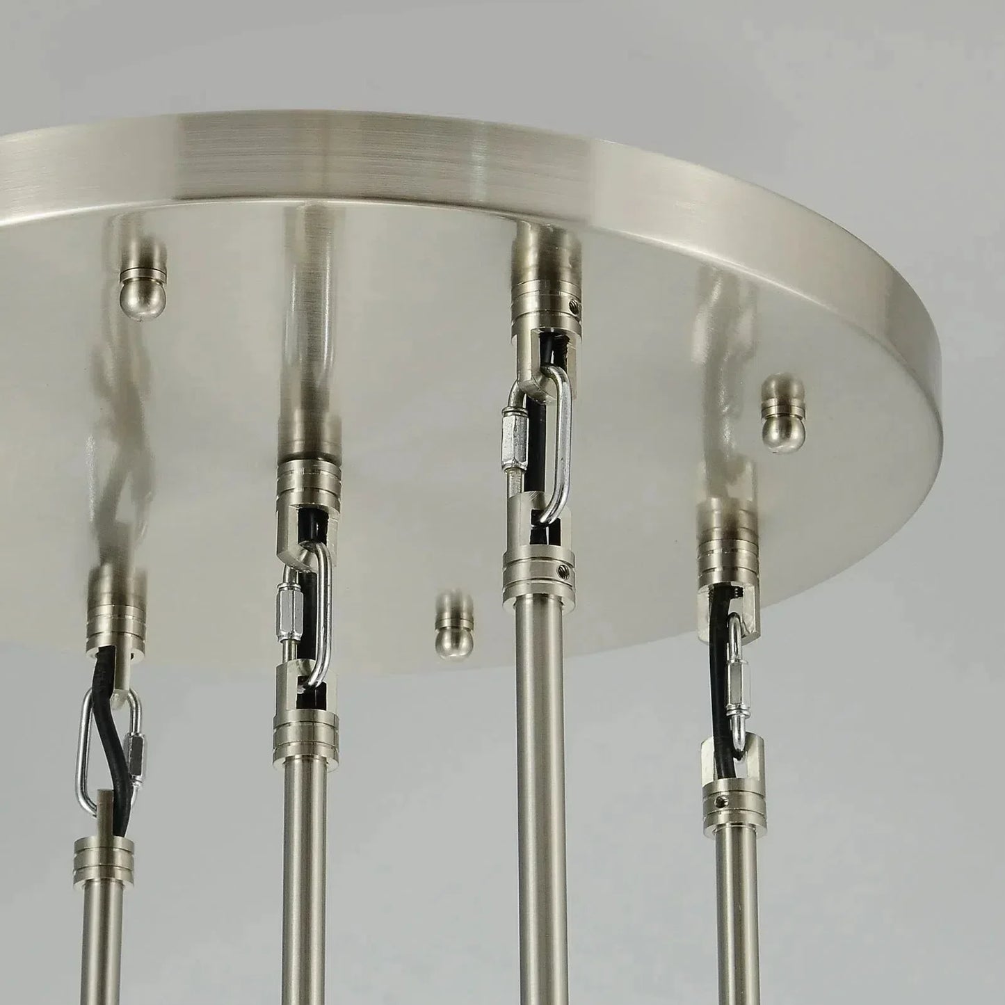 Soltaire Raindrop Round Chandelier 5 Lights 14"D
