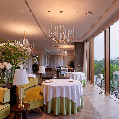 Pezzo Crystal Round Chandelier D33'' 47'' 55''