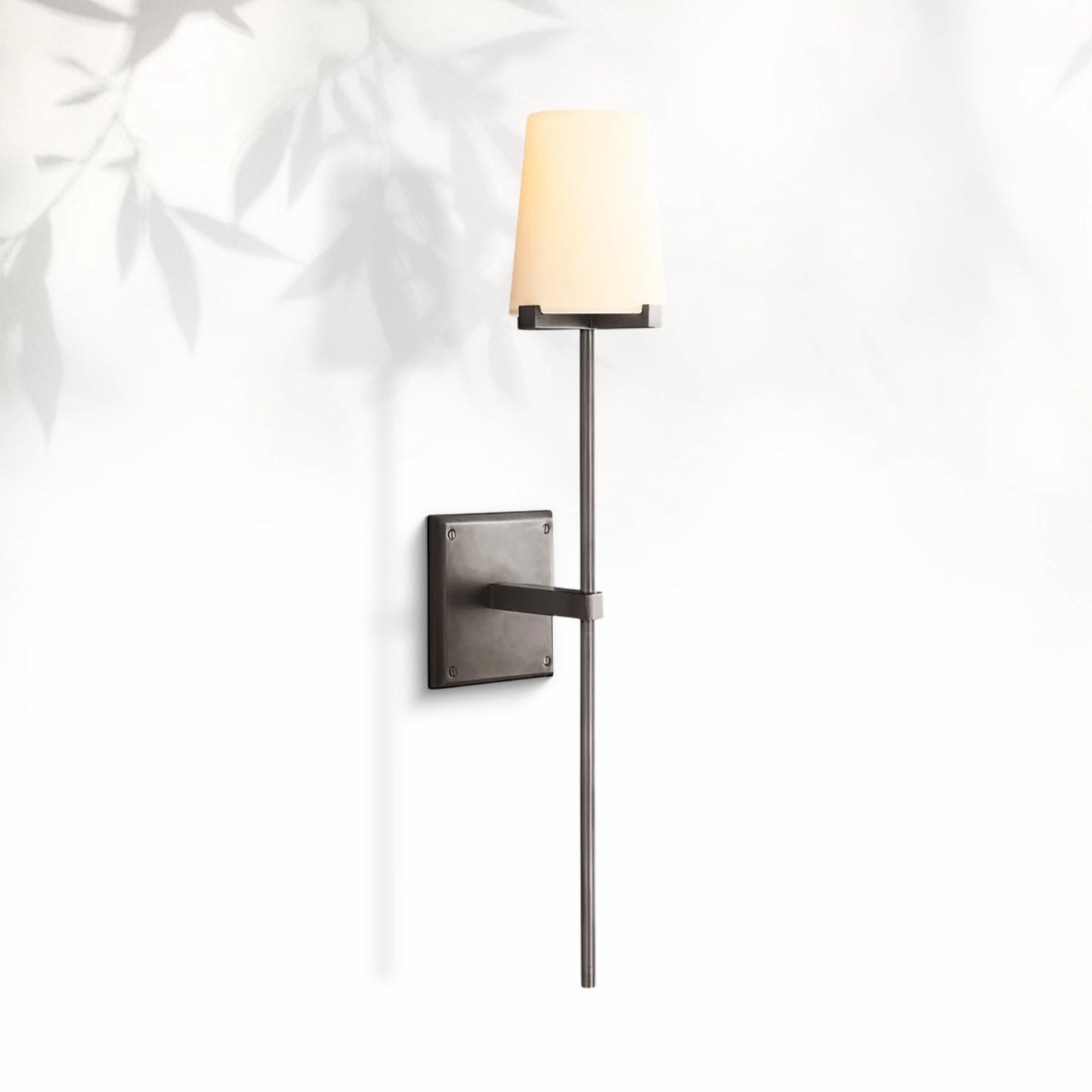 Paricia Fabric Shade Torch Sconce