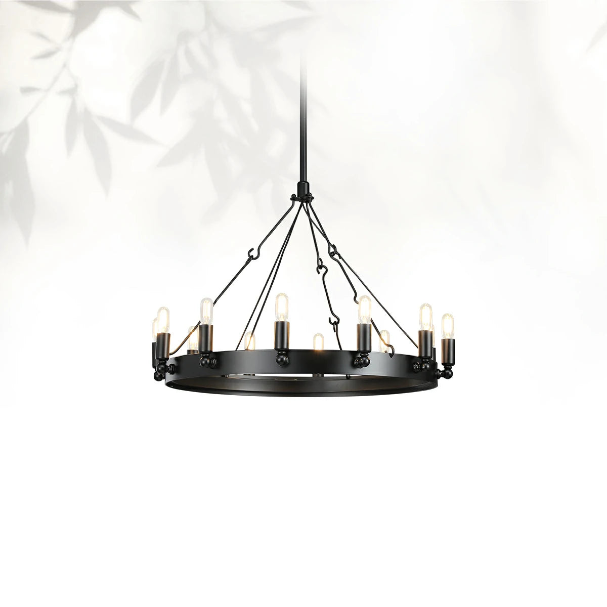 Camins Vintage Filament Outdoor Round Chandelier