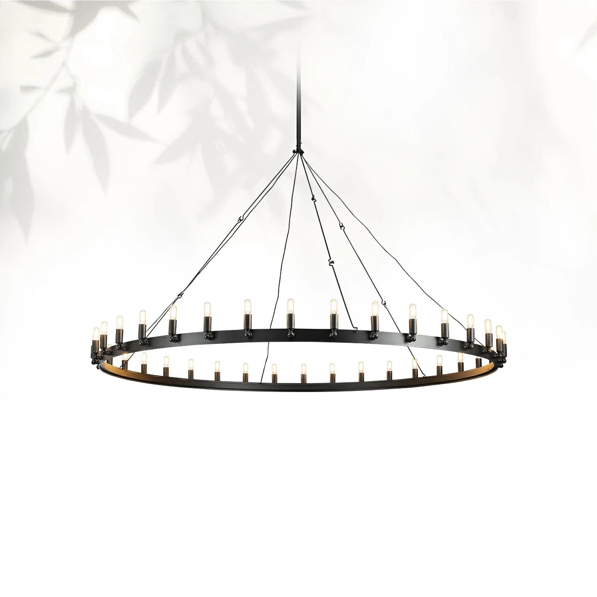 Camins Vintage Filament Outdoor Round Chandelier