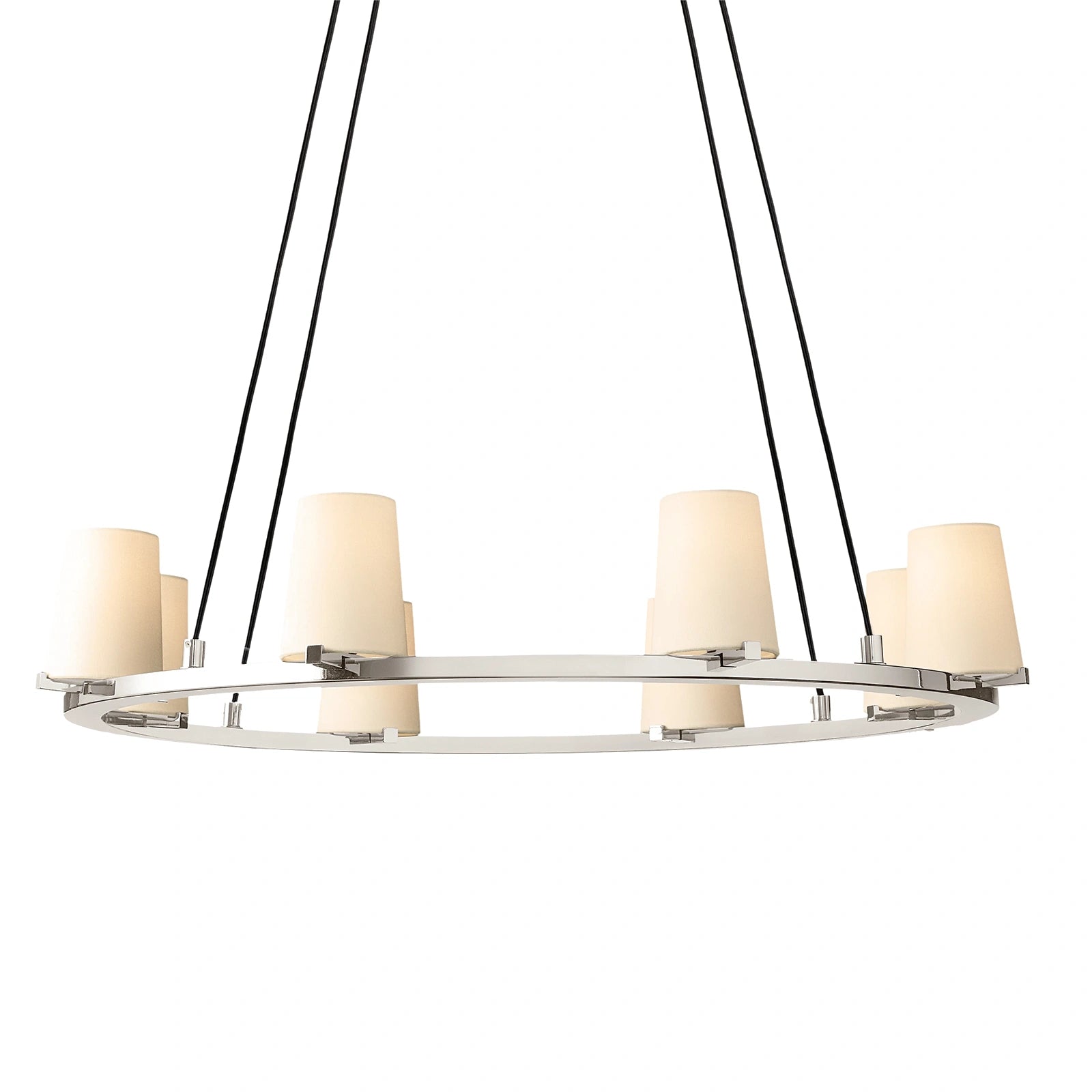 Mauillac Fabric Shade Round Chandelier