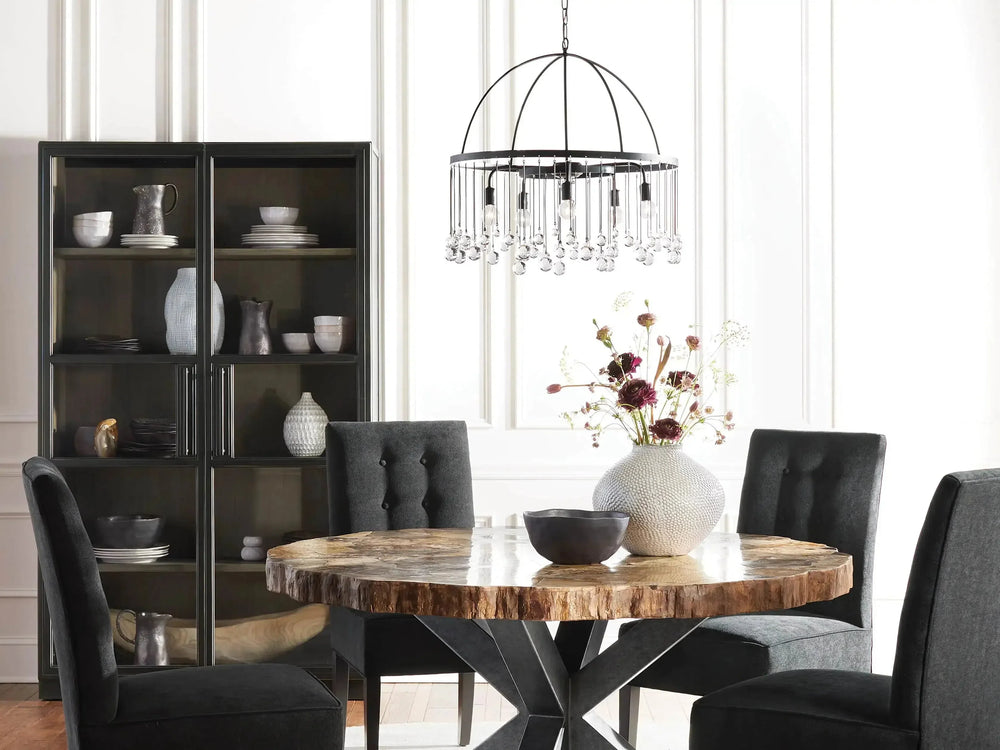 Aubray Modern Crystal Ball Chandelier