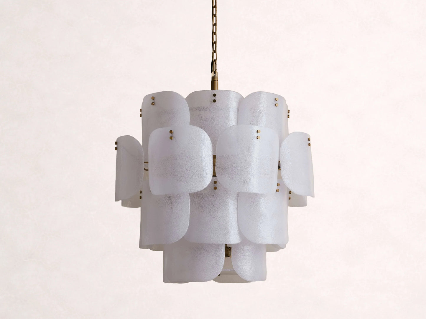 Blaire Round Glass Chandelier 32''D