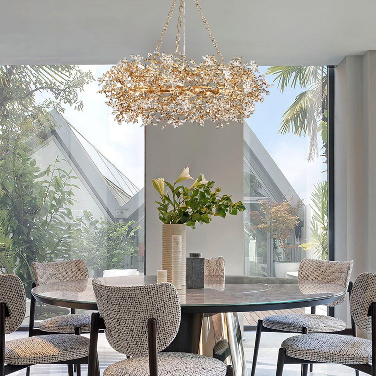 Fiore Crown Chandelier