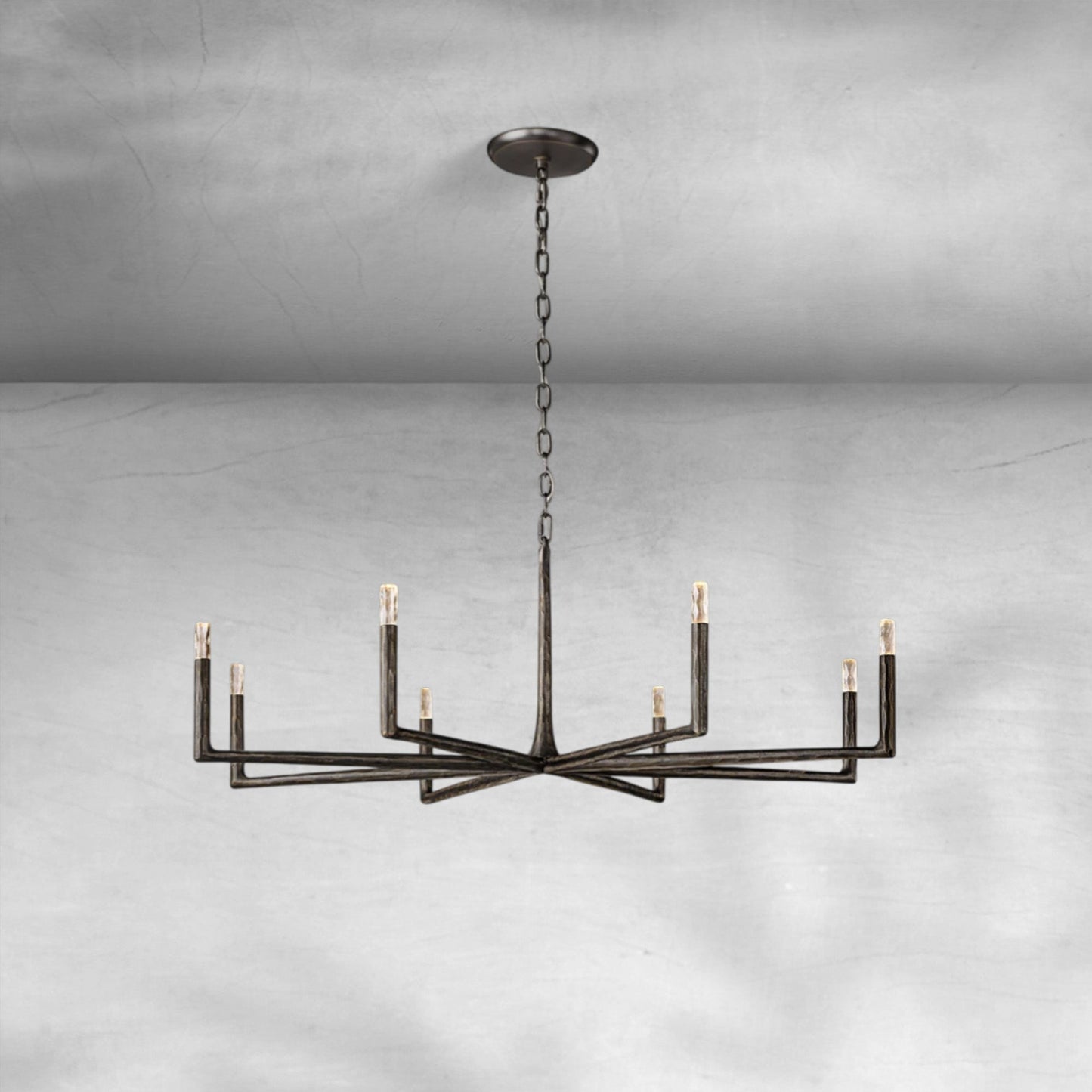 Thalen Forged Round Chandelier