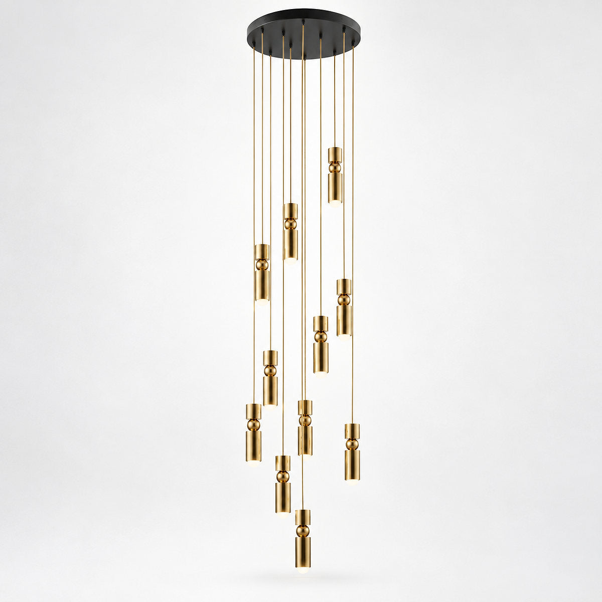 Geometric Cylinder Cluster Pendant Light
