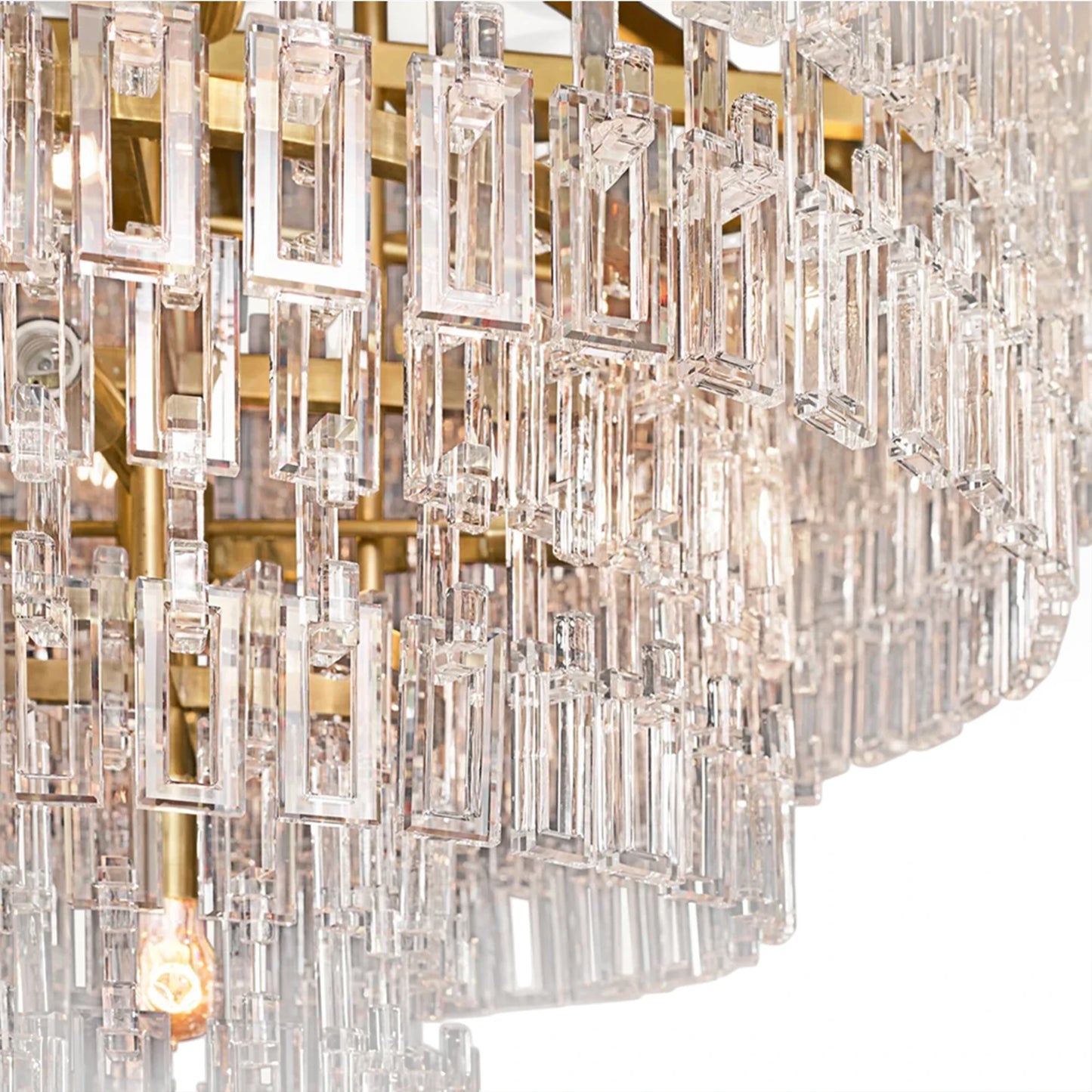 Marigan Modern Tiered Round Crystal Chandelier 36'', 48", 60"