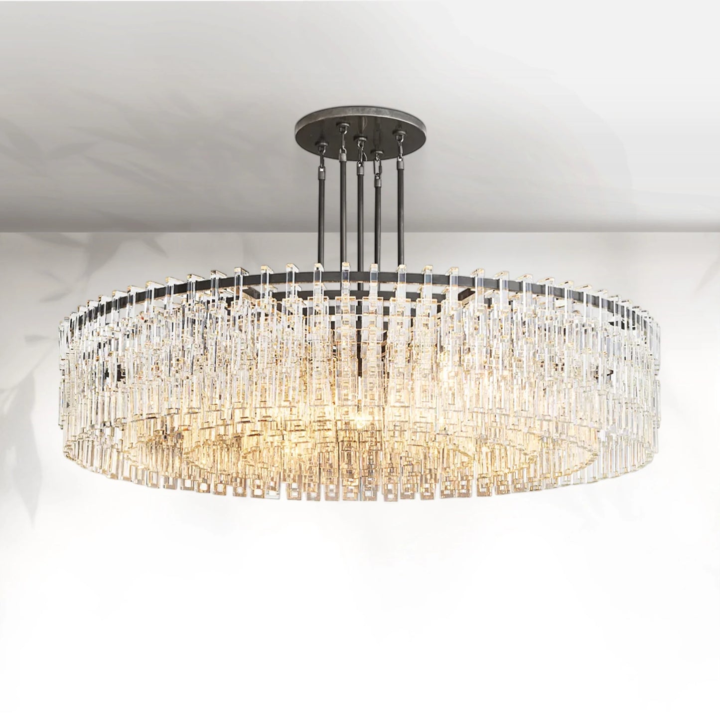 Marigan Round Crystal Chandelier 36", 48", 60"
