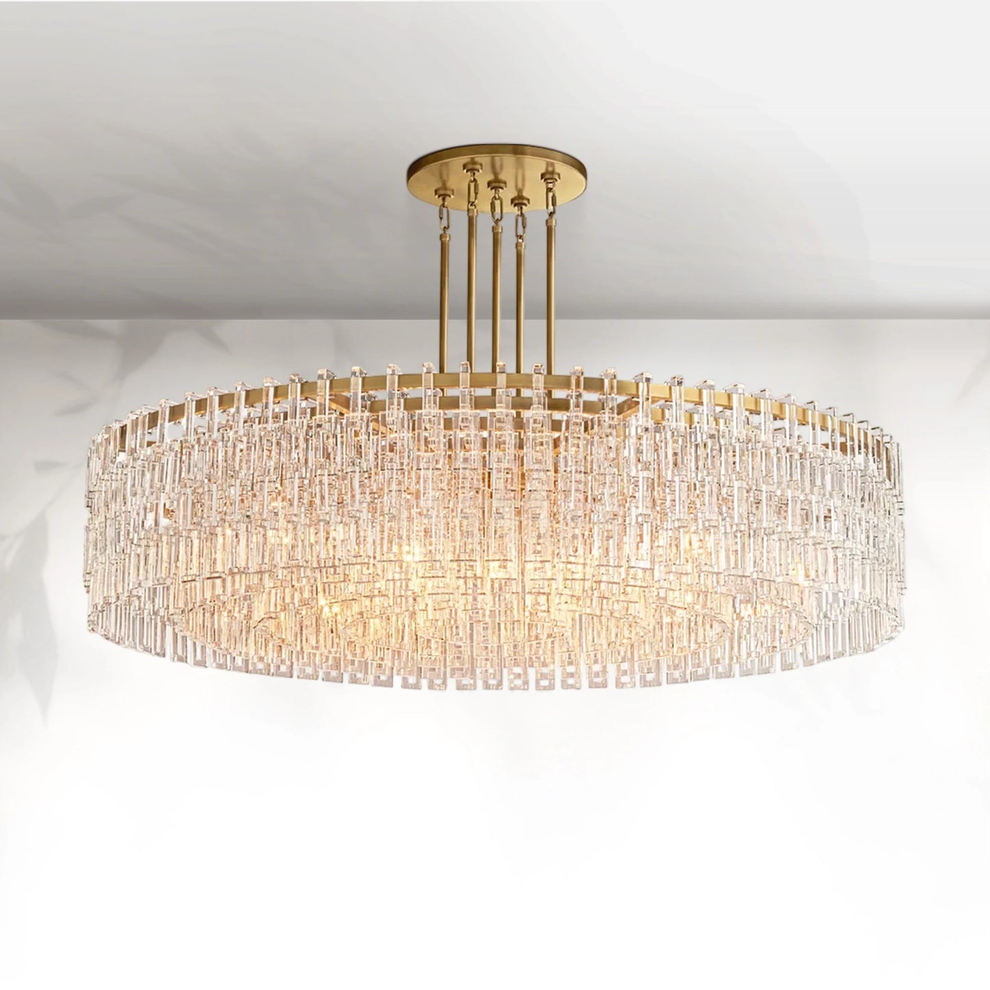 Marigan Round Crystal Chandelier 36", 48", 60"