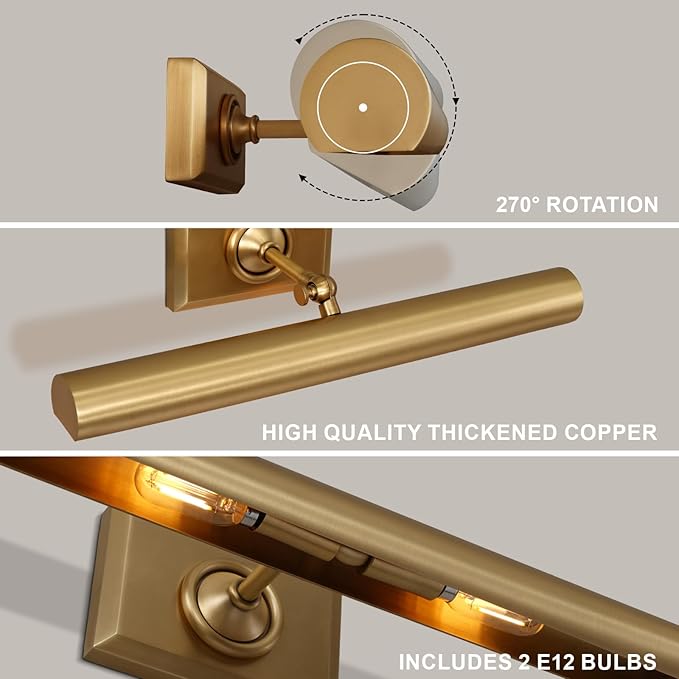 Gallery Brass Wall Lamp