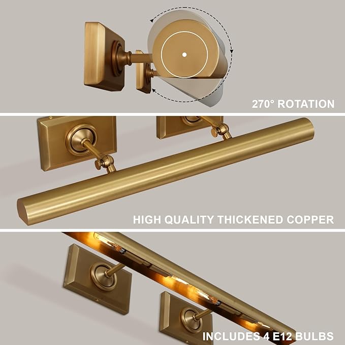 Gallery Brass Wall Lamp